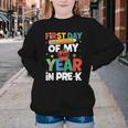 First Day Of My Last Year In Pre-k Back To School Youth Crewneck Sweatshirt