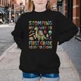 First Grade Graduation Dinosaur Dino Back To School Student Youth Crewneck Sweatshirt First Grade Graduation Dinosaur Dino Back To School Student Youth Crewneck Sweatshirt