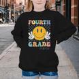 Fourth Grade Vibes Retro Smile Back To School 4th Grade Team Youth Crewneck Sweatshirt Fourth Grade Vibes Retro Smile Back To School 4th Grade Team Youth Crewneck Sweatshirt