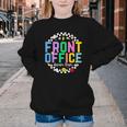Front Office Squad Back To School Happy First Day Of School Youth Crewneck Sweatshirt