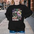 Girls Monster Trucks Ready To Crush Preschool Back To School Youth Crewneck Sweatshirt Girls Monster Trucks Ready To Crush Preschool Back To School Youth Crewneck Sweatshirt