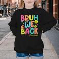 Groovy Custodian Bruh We Back To School Janitor Retro Youth Crewneck Sweatshirt Groovy Custodian Bruh We Back To School Janitor Retro Youth Crewneck Sweatshirt