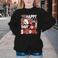 Happy 100 Days Of School Baseball Football PE Teacher Youth Crewneck Sweatshirt Happy 100 Days Of School Baseball Football PE Teacher Youth Crewneck Sweatshirt