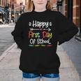 Happy First Day Of School Back To School Kids Students Youth Crewneck Sweatshirt