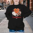 Happy Valentine’s Basketball Football Valentine Baseball Youth Crewneck Sweatshirt Happy Valentine’s Basketball Football Valentine Baseball Youth Crewneck Sweatshirt