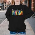 Homeschool Mom Tie Dye Back To School Day For Women For Work Youth Crewneck Sweatshirt Homeschool Mom Tie Dye Back To School Day For Women For Work Youth Crewneck Sweatshirt