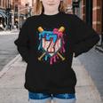 HUGvyn 7th Birthday Baseball Ice Cream Drip Number 7 Kid Boy Youth Crewneck Sweatshirt HUGvyn 7th Birthday Baseball Ice Cream Drip Number 7 Kid Boy Youth Crewneck Sweatshirt