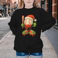 Ice Cream Drip Baseball Christmas Baseball Drip Candy Cane Youth Crewneck Sweatshirt Ice Cream Drip Baseball Christmas Baseball Drip Candy Cane Youth Crewneck Sweatshirt
