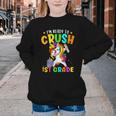 I'm Ready To Crush 1st Grade Dabbing Unicorn Back To School Youth Crewneck Sweatshirt I'm Ready To Crush 1st Grade Dabbing Unicorn Back To School Youth Crewneck Sweatshirt