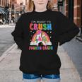 I'm Ready To Crush Fourth Grade Unicorn Back To School Girls Youth Crewneck Sweatshirt