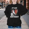 It's My 8th Birthday Baseball Football Heart 8 Year Old Youth Crewneck Sweatshirt It's My 8th Birthday Baseball Football Heart 8 Year Old Youth Crewneck Sweatshirt