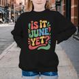Is It June Yet Back To School Student Groovy Kids Youth Crewneck Sweatshirt Is It June Yet Back To School Student Groovy Kids Youth Crewneck Sweatshirt