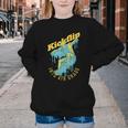 Kickflip Into 4th Grade Skateboard Lover Back To School Youth Crewneck Sweatshirt