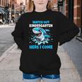 Kids Back To School Watch Out Kindergarten Here I Come Shark Boys Youth Crewneck Sweatshirt