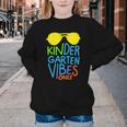 Kindergarten Vibes Only Glow Sunglasses Back To School Youth Crewneck Sweatshirt Kindergarten Vibes Only Glow Sunglasses Back To School Youth Crewneck Sweatshirt