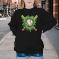Lucky Shamrock Baseball Gloves Drip St Patrick's Day Boys Youth Crewneck Sweatshirt Lucky Shamrock Baseball Gloves Drip St Patrick's Day Boys Youth Crewneck Sweatshirt