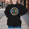 Office Squad Back To School Happy First Day Of School Youth Crewneck Sweatshirt