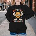 Official Fifth Grader 5th Grade Retro Back To School Kids Youth Crewneck Sweatshirt