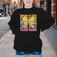Peims Clerk Groovy Coquette Bow Cute Back To School Youth Crewneck Sweatshirt Peims Clerk Groovy Coquette Bow Cute Back To School Youth Crewneck Sweatshirt