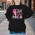 Pencil Bow Lil Miss Pre-K Pre-K Back To School Youth Crewneck Sweatshirt