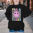 Pre-K Vibes Groovy Back To School PreK Preschool Girls Kids Youth Crewneck Sweatshirt