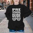 Preschool Dude First Day Back To School Boys Kids Youth Crewneck Sweatshirt Preschool Dude First Day Back To School Boys Kids Youth Crewneck Sweatshirt