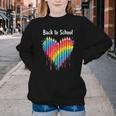 Rainbow Pencil Heart Back To School Creative Youth Crewneck Sweatshirt Rainbow Pencil Heart Back To School Creative Youth Crewneck Sweatshirt