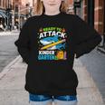 Ready To Attack Kindergarten Shark Back To School Kids Youth Crewneck Sweatshirt