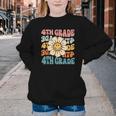 Retro 4th Grade Daisy Colorful Back To School Fourth Grade Youth Crewneck Sweatshirt Retro 4th Grade Daisy Colorful Back To School Fourth Grade Youth Crewneck Sweatshirt