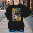 Retro Boho Flower Floral Back To School First Day Of School Youth Crewneck Sweatshirt Retro Boho Flower Floral Back To School First Day Of School Youth Crewneck Sweatshirt