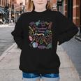 Retro Occupational Therapy Doodle Back To School Costume Youth Crewneck Sweatshirt