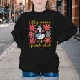 Retro Silly Goose Speech Therapy SLP Back To School Youth Crewneck Sweatshirt Retro Silly Goose Speech Therapy SLP Back To School Youth Crewneck Sweatshirt