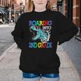 Roaring Into 2Nd Grade DinosaurRex Back To School Youth Crewneck Sweatshirt Roaring Into 2Nd Grade DinosaurRex Back To School Youth Crewneck Sweatshirt