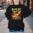 Rocket Blast Off Into Preschool Back To School Youth Crewneck Sweatshirt Rocket Blast Off Into Preschool Back To School Youth Crewneck Sweatshirt