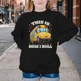 This Is How I Roll School Bus Driver Back To School Youth Crewneck Sweatshirt