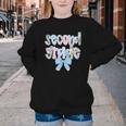 Second Grade Coquette Bow Pencil First Day Back To School Youth Crewneck Sweatshirt Second Grade Coquette Bow Pencil First Day Back To School Youth Crewneck Sweatshirt