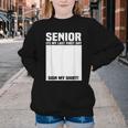 Senior 2026 Last First Day Senior Back To School Sign My Youth Crewneck Sweatshirt Senior 2026 Last First Day Senior Back To School Sign My Youth Crewneck Sweatshirt