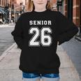 Senior 26 Class Of 2026 Front Back Grad Back To School Youth Crewneck Sweatshirt Senior 26 Class Of 2026 Front Back Grad Back To School Youth Crewneck Sweatshirt