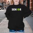 Senior Tennis 2026 Class Of 2026 Graduate Back To School Fun Youth Crewneck Sweatshirt
