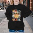 Sixth Grade Oh Hey Smile Retro Back To School 6th Grade Youth Crewneck Sweatshirt