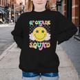 Sixth Grade Squad Smile Retro Back To School 6th Grade Youth Crewneck Sweatshirt