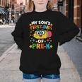 My Son's First Day Of Pre-K Back To School Kids Youth Crewneck Sweatshirt My Son's First Day Of Pre-K Back To School Kids Youth Crewneck Sweatshirt