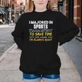 Sports Management Major For Back To School Youth Crewneck Sweatshirt