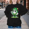 St Patrick Day Baseball Drip Ice Cream Men Boys Kids Youth Crewneck Sweatshirt