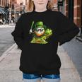 St Patrick’s Day Baseball Shamrock Player Youth Crewneck Sweatshirt
