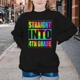 Straight Into 4th Grade Fourth Grade Back To School Youth Crewneck Sweatshirt Straight Into 4th Grade Fourth Grade Back To School Youth Crewneck Sweatshirt