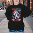 Student Back To School Math Squad Kids Girls Smarter Unicorn Youth Crewneck Sweatshirt