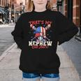 That's My Nephew Out There Baseball Cream Drip Crossed Bat Youth Crewneck Sweatshirt That's My Nephew Out There Baseball Cream Drip Crossed Bat Youth Crewneck Sweatshirt