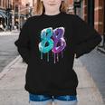 Vintage Baseball 88 Number Youth Crewneck Sweatshirt