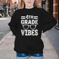Vintage Fourth 4TH Grade Vibes Back To School First Day Kids Youth Crewneck Sweatshirt Vintage Fourth 4TH Grade Vibes Back To School First Day Kids Youth Crewneck Sweatshirt